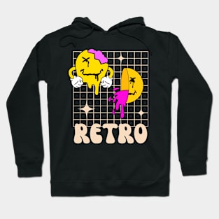 Retro Smiley Spill Hoodie